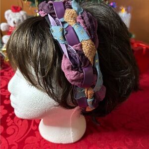 Ribbon and Cloth Wrapped Headband